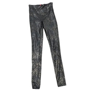 Spanx Leopard print faux leather leggings Size‎ small